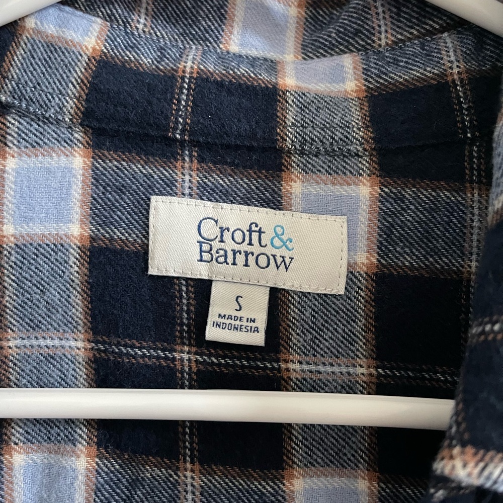 NWOT Croft & Barrow Plaid Flannel Shirt - Picture 4 of 4